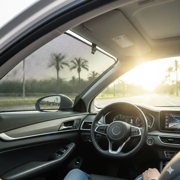 Driver Window Shade: 7 Genius Ways to Beat the Heat ☀️ & Glare!