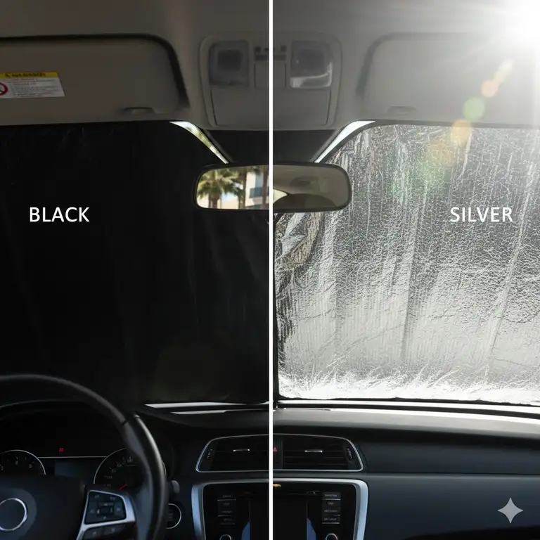 Car Sun Shade Black or Silver: Which One Delivers the Best Heat Protection in 2025?
