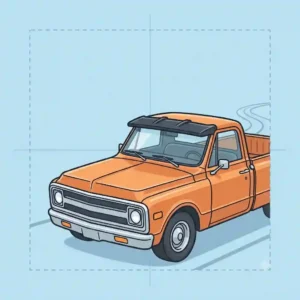 Sleek smoke tinted pickup visor mounted on a modern white truck windshield.